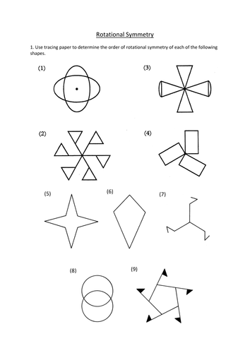 Grade 6 Symmetry Worksheets Pdf