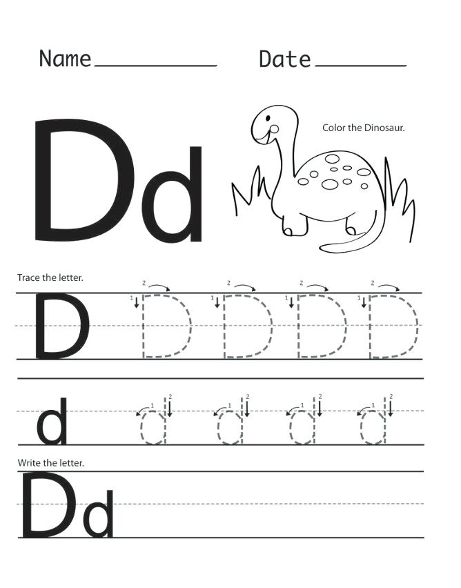 Free Printable Letter D Worksheets For Preschool