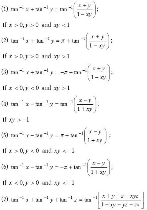 Inverse Trigonometric Functions Worksheet Pdf