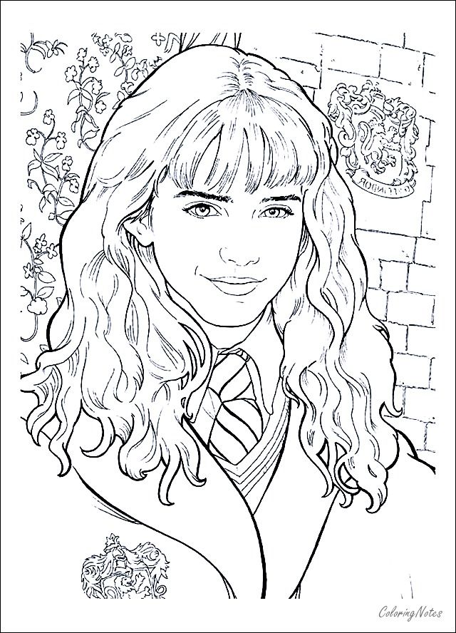 Childrens Colouring Pages Harry Potter