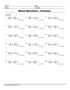 Fraction Worksheets pdf Downloads Math Champions