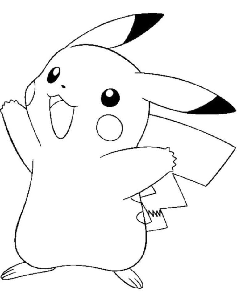 Coloring Pages Pokemon Pikachu