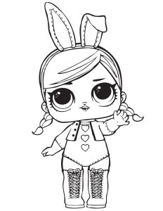Super free coloring pages lol dolls . Dolls LOL surprise won the love