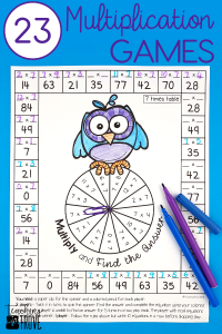 Multiplication games give students the fun practice they need to learn