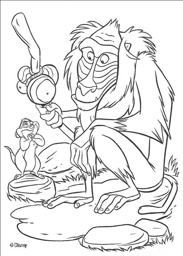 Coloring Pages Of Lion King