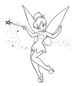 Tinkerbell Coloring Pages Tinkerbell coloring pages, Fairy coloring