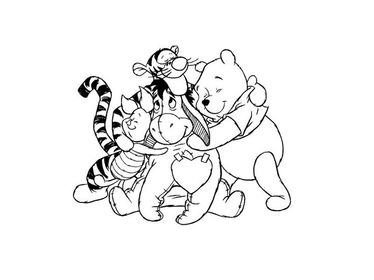 Winnie The Pooh Coloring Pages With Quotes