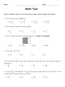 Grade 7 Fraction Test Decimal Fraction (Mathematics)