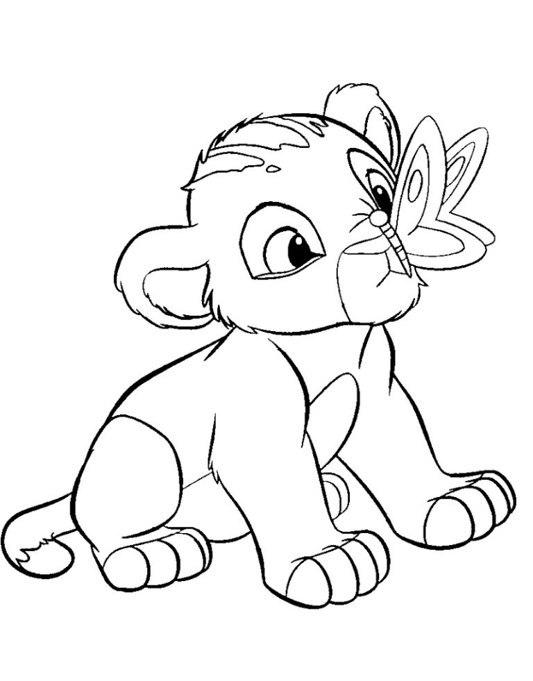 Lion King Coloring Pages Online