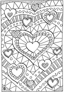 Looking for free printable Valentines Coloring Pages? These sweet