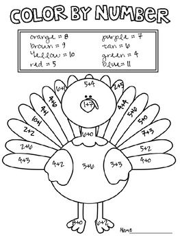 Thanksgiving Math Worksheets Pdf
