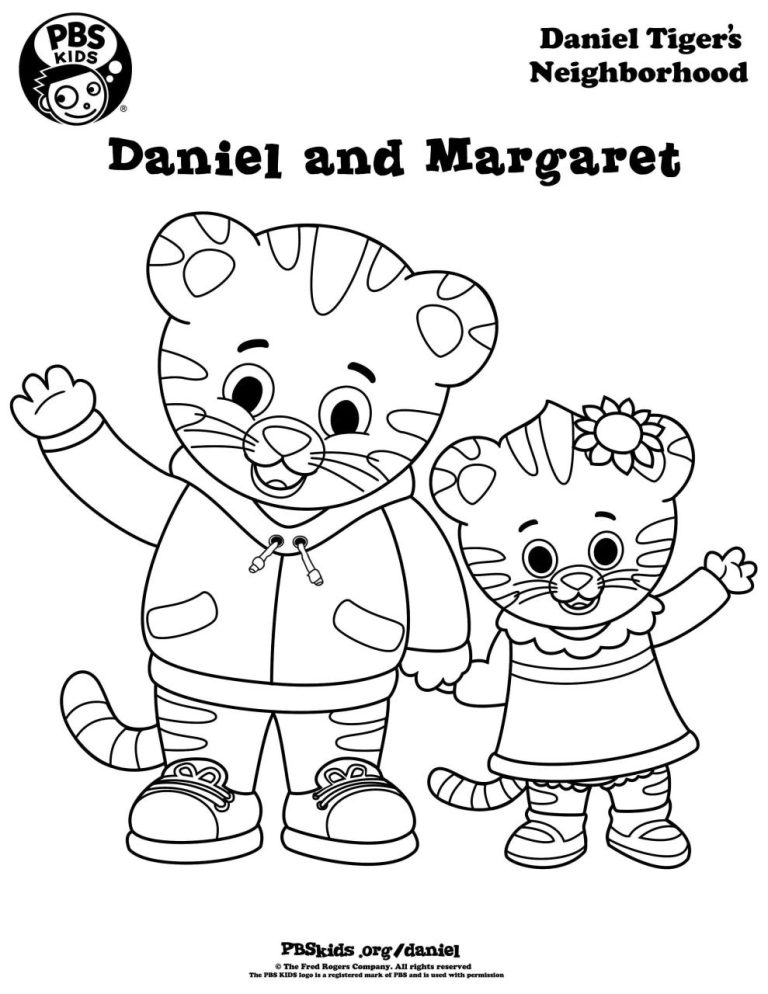 Daniel Tiger Coloring Book