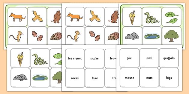 Gruffalo Sequencing Worksheets Free