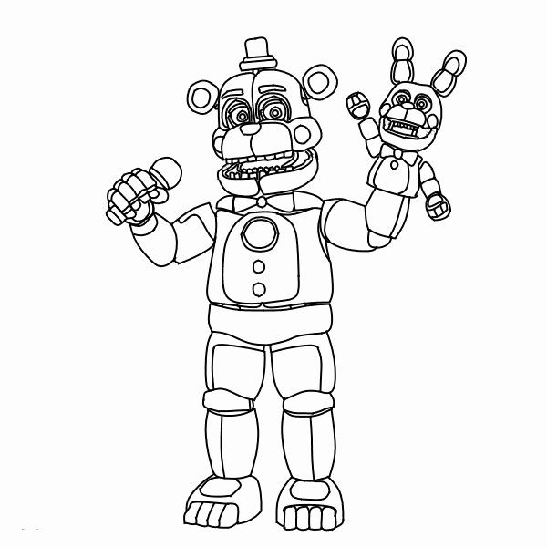 Coloring Pages Fnaf Sister Location