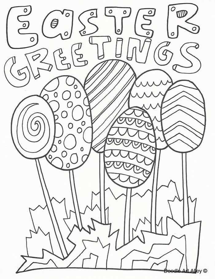 Free Printable Easter Coloring Pages Pdf