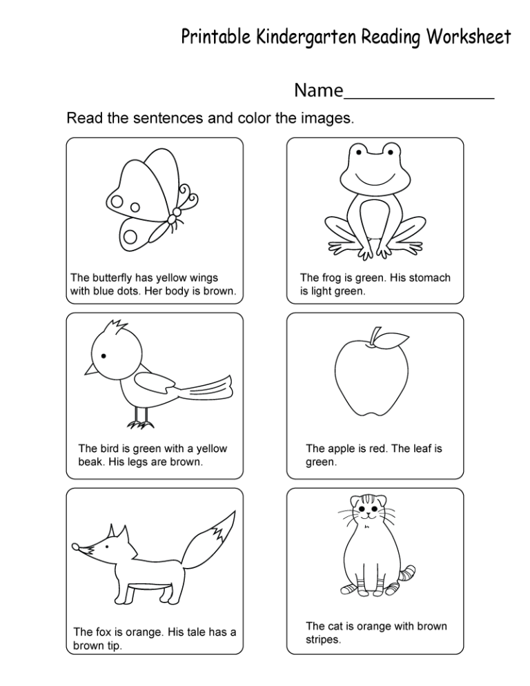 Activity Sheets For Toddlers Pdf