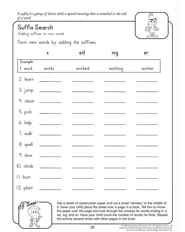 Prefixes And Suffixes Worksheets With Answers Pdf