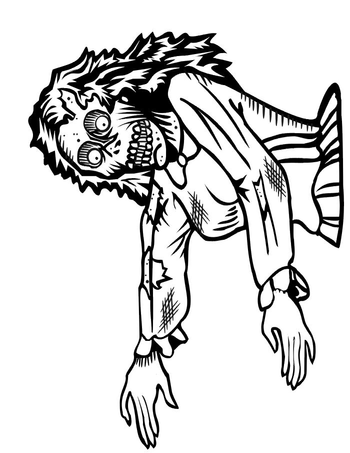 Disney Zombies Coloring Pages Printable