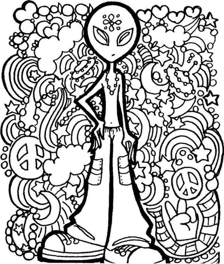 Trippy Coloring Pages Pdf