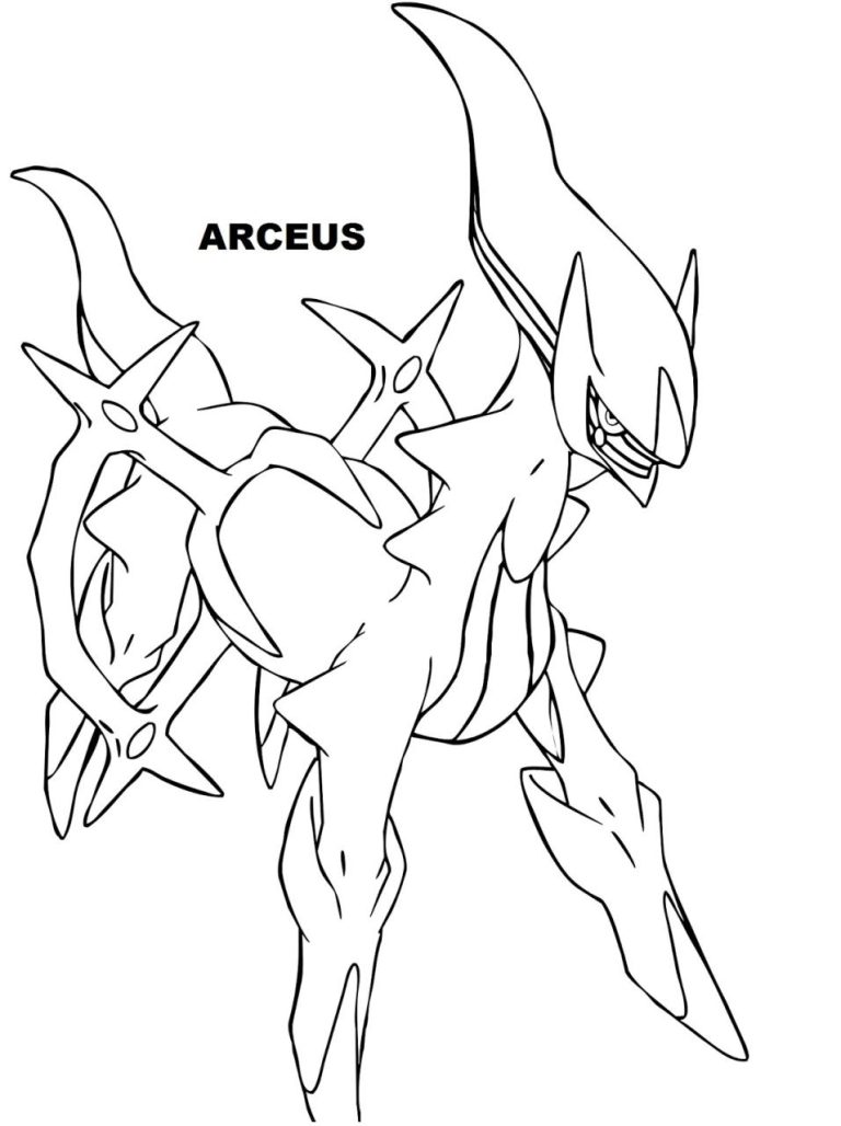 Pokemon Coloring Pages Legendary