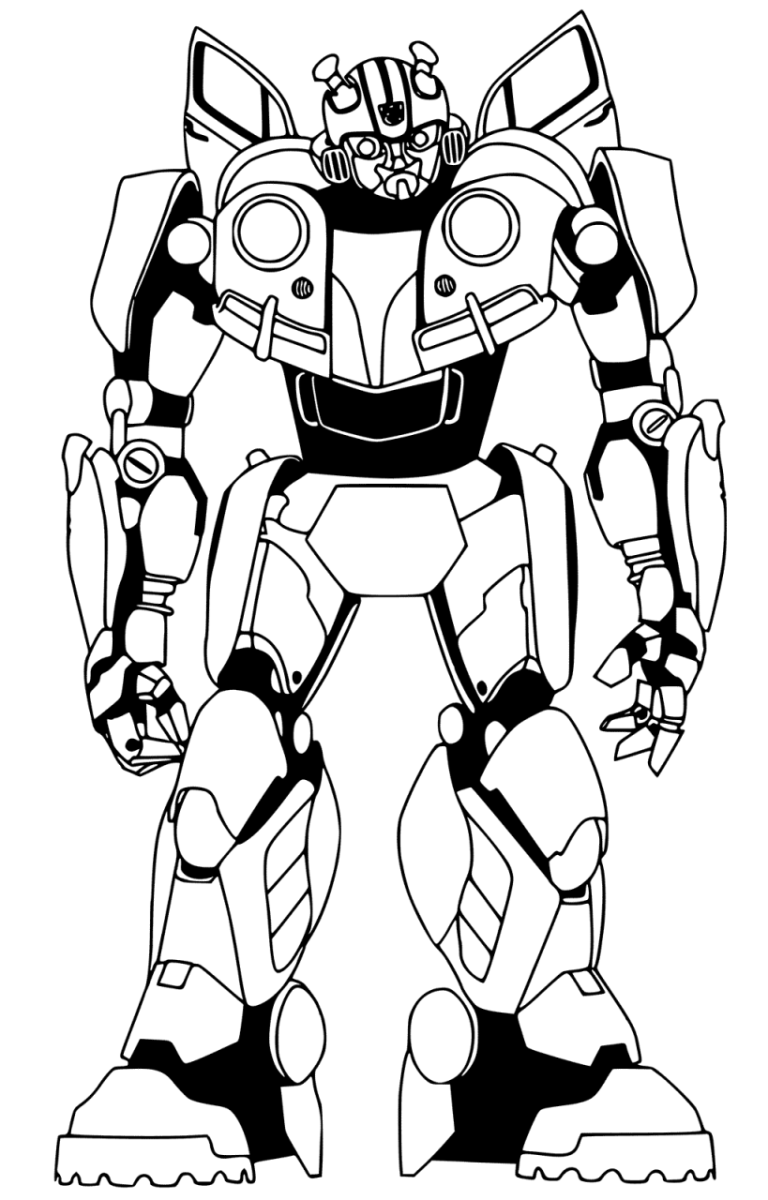 Coloring Pages Transformers Bumblebee