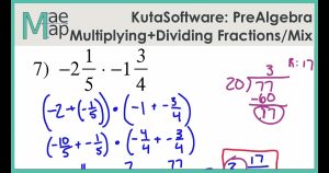 Multiplying Fractions And Mixed Numbers Worksheet Kuta Jason Burn's