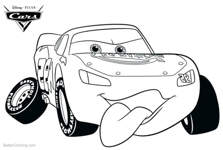 Lightning Mcqueen Coloring Pages To Print