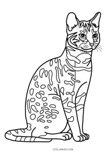 Free Printable Cat Coloring Pages For Kids Cool2bKids