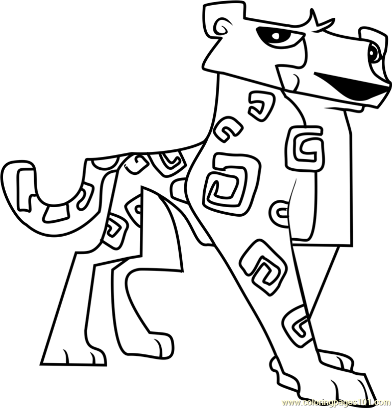Cheetah Coloring Pages Games