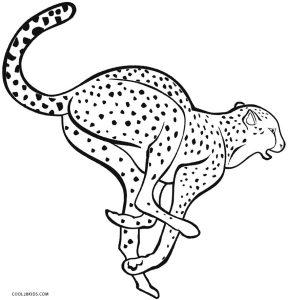 Printable Cheetah Coloring Pages For Kids Cool2bKids