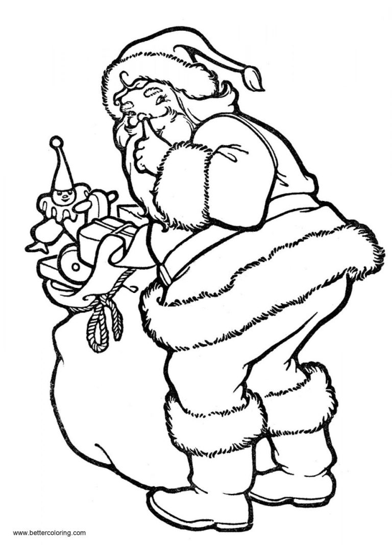 Cute Christmas Colouring Pages