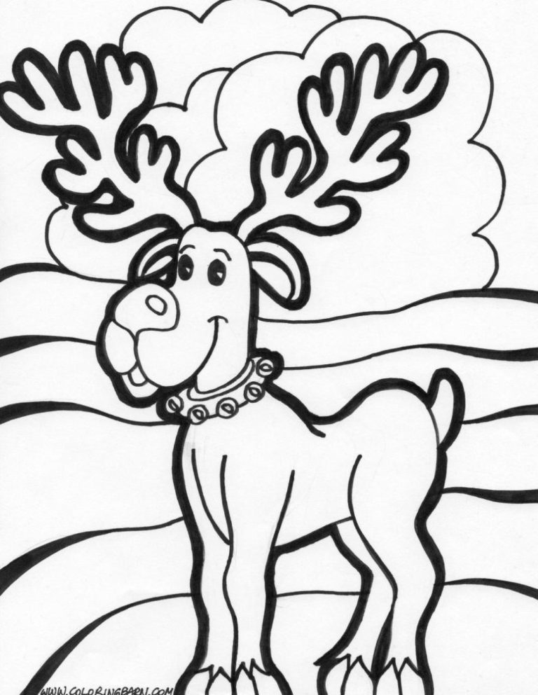 Penguin Coloring Pages Christmas