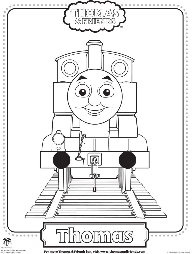 Coloring Pages Trains Thomas
