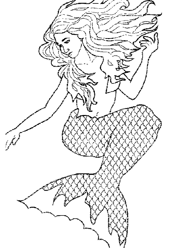 Coloring Pages Of Mermaids To Print