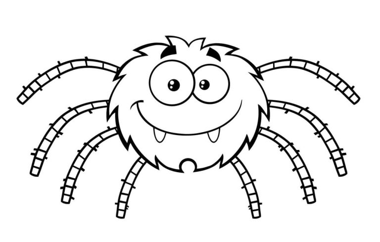 Spider Colouring Pages To Print