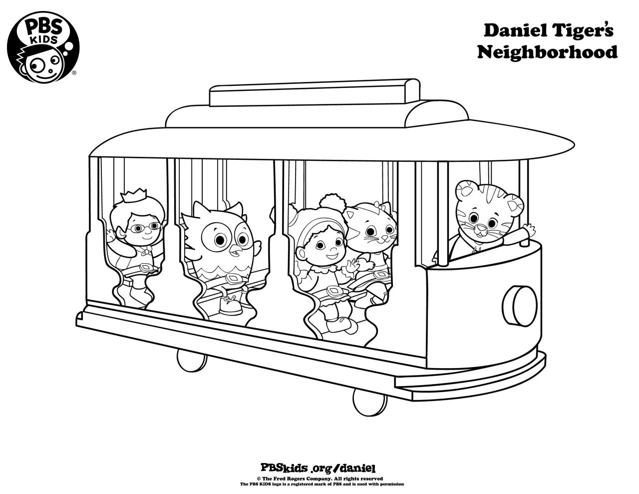 Daniel Tiger Coloring Pages Best Coloring Pages For Kids