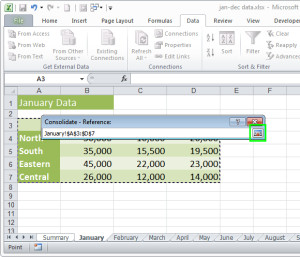 Consolidate in Excel combine data from multiple Excel 20162007