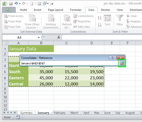 How To Combine Data From Multiple Worksheets In Excel 2013