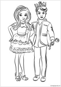 Get This Descendants Coloring Pages to Print bam1