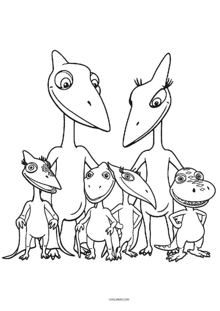 Printable Dinosaur Coloring Pages For Toddlers