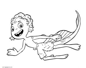 Luca Coloring Pages Coloring Pages For Kids And Adults