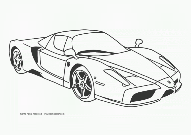 Coloring Pages Sports Cars