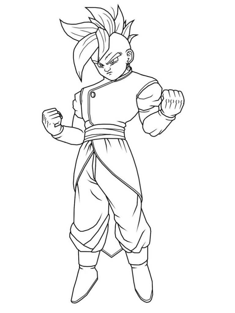 Dragon Ball Z Coloring Pages Free Printables