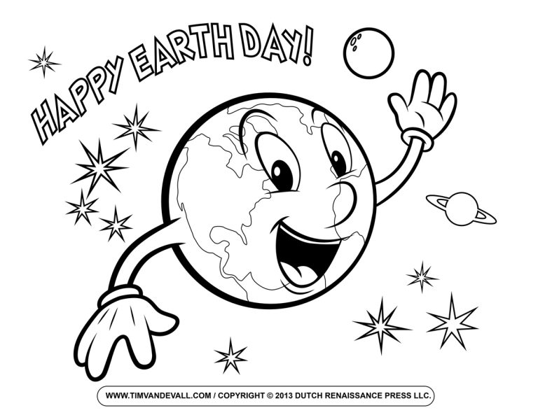 Earth Day Coloring Pages For 3Rd Grade