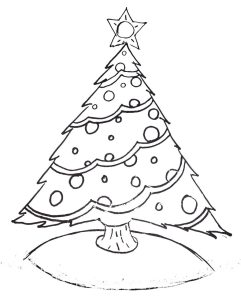Free Printable Christmas Tree and Santa Coloring Pages Adventures of