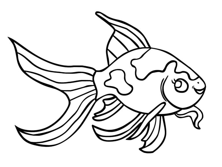Fish Coloring Page Printable