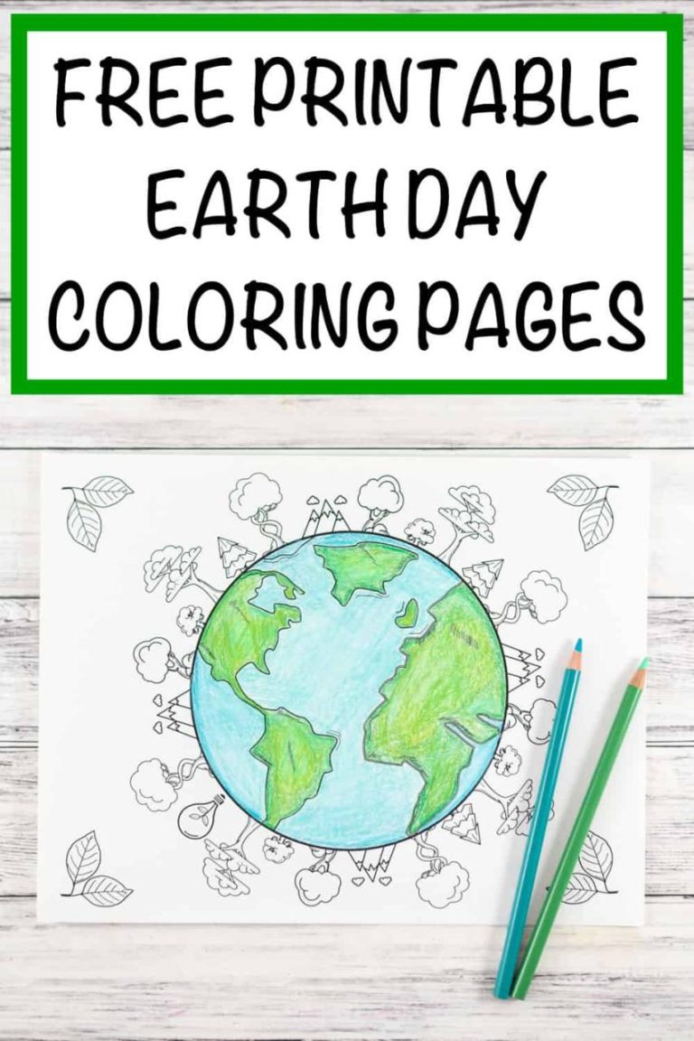 Earth Day Coloring Pages Pdf