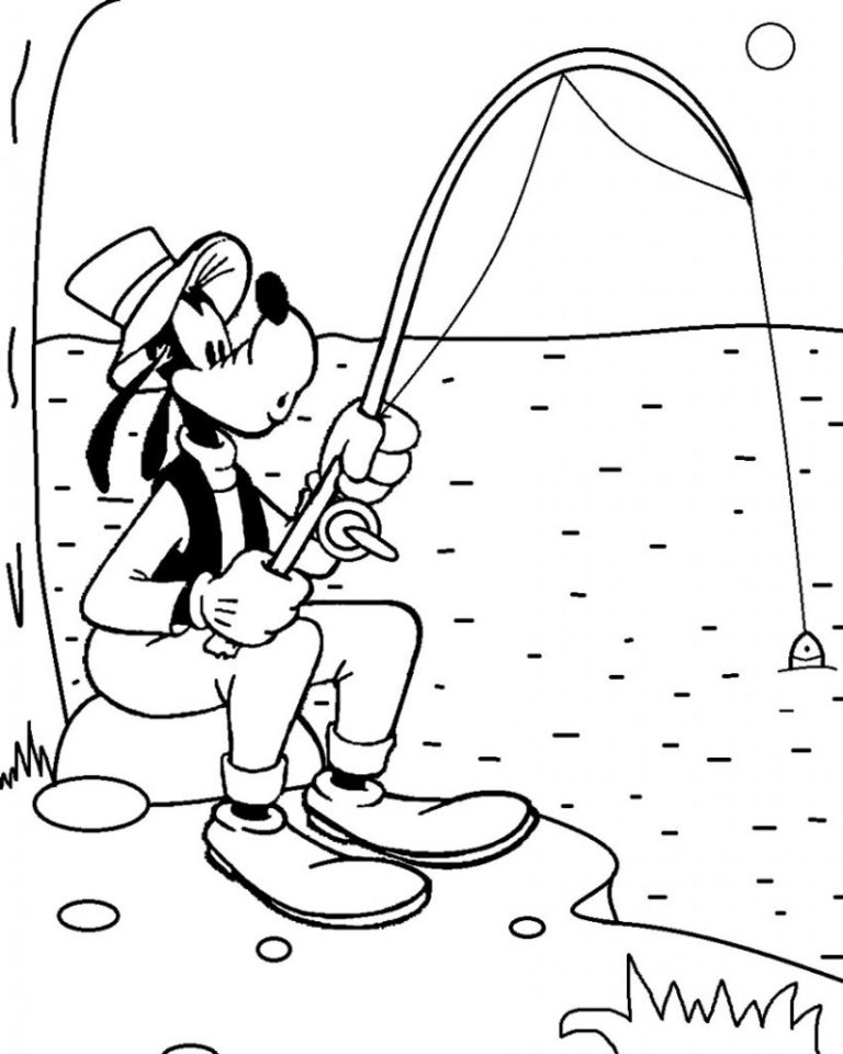 Fishing Coloring Pages Free