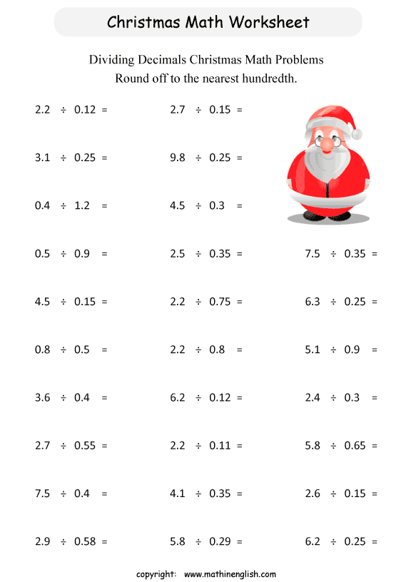 Multiplication Of Decimals Worksheets Grade 6