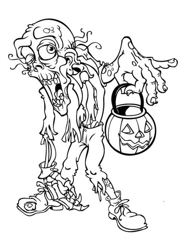 Monster Coloring Pages Scary